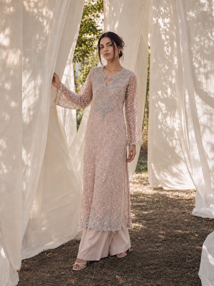 The Champagne Sparkle Straight Set
