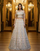 Embroidered Blouse With Lehenga