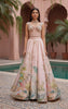 Unstitched Tropical Fantasy Bustier Lehenga Set