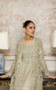 Unstitched Organza Embroidered Maxi With Jacket