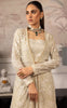 Net Embroidered Jacket With Blouse And Skirt