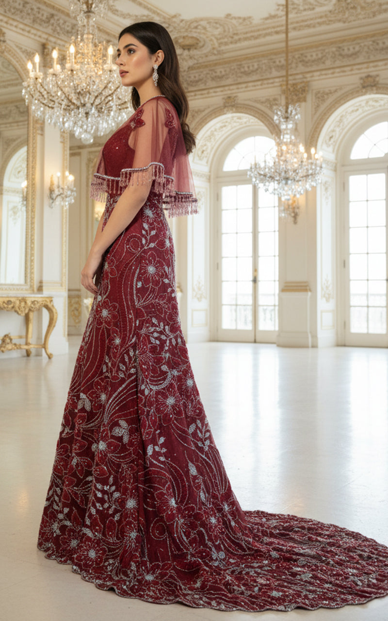 Unstitched Embroidered Fabric