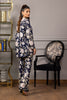 Unstitched Net Embroidered Jacket With Trouser