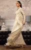 Net Embroidered Jacket With Blouse And Skirt