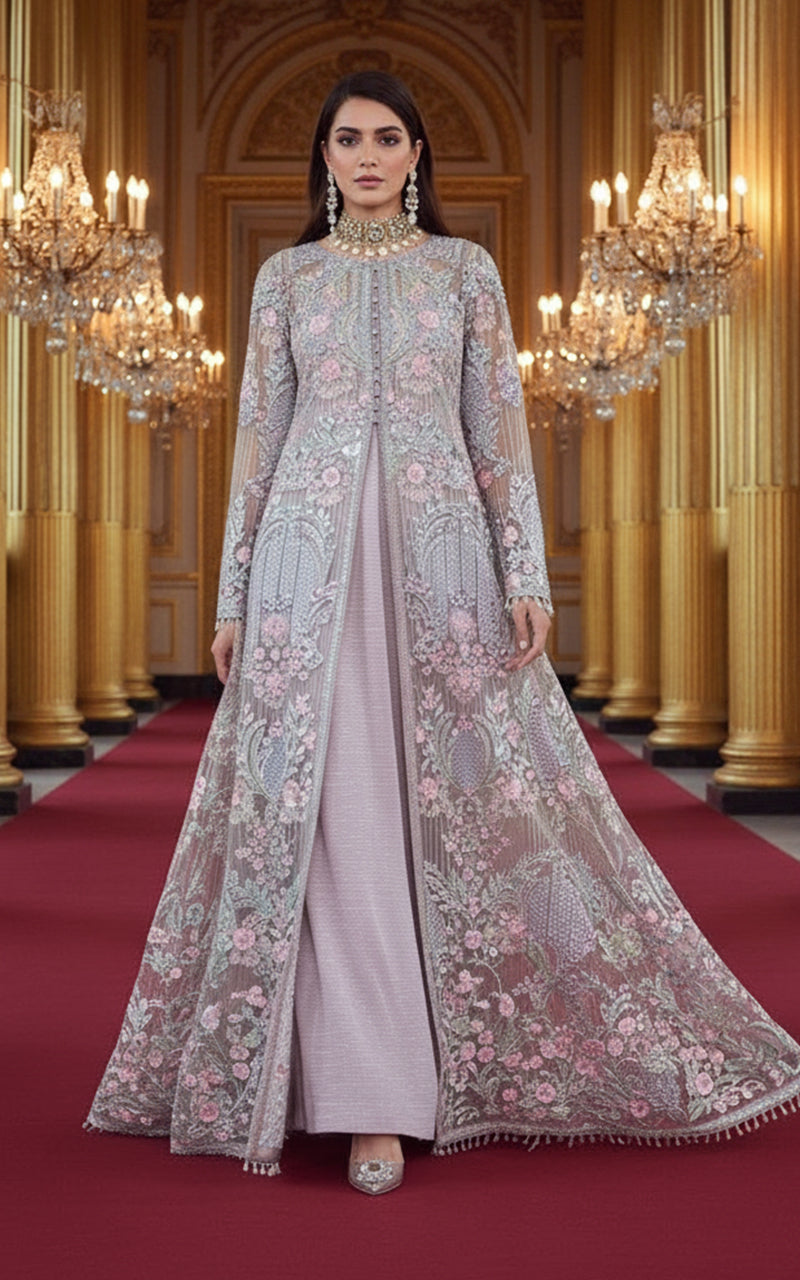 Organza Embroidered Jacket