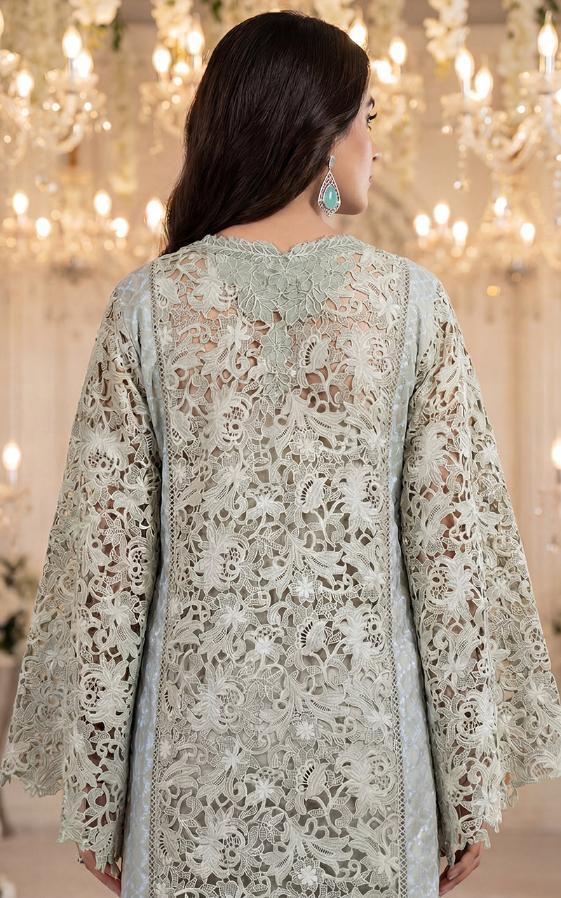 Embroidered Jacket With Gharara