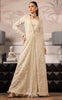 Net Embroidered Jacket With Blouse And Skirt
