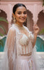 Unstitched Tropical Fantasy Bustier Lehenga Set