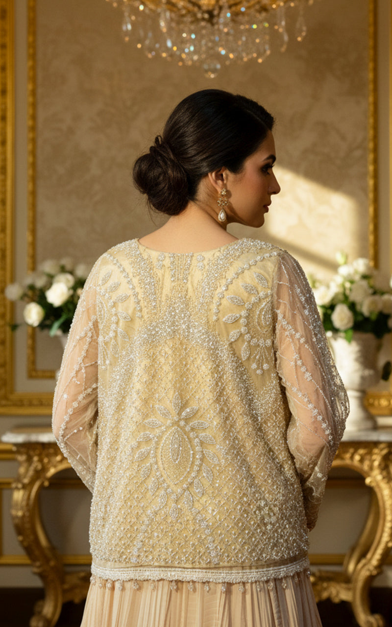 Embroidered Jacket With Maxi