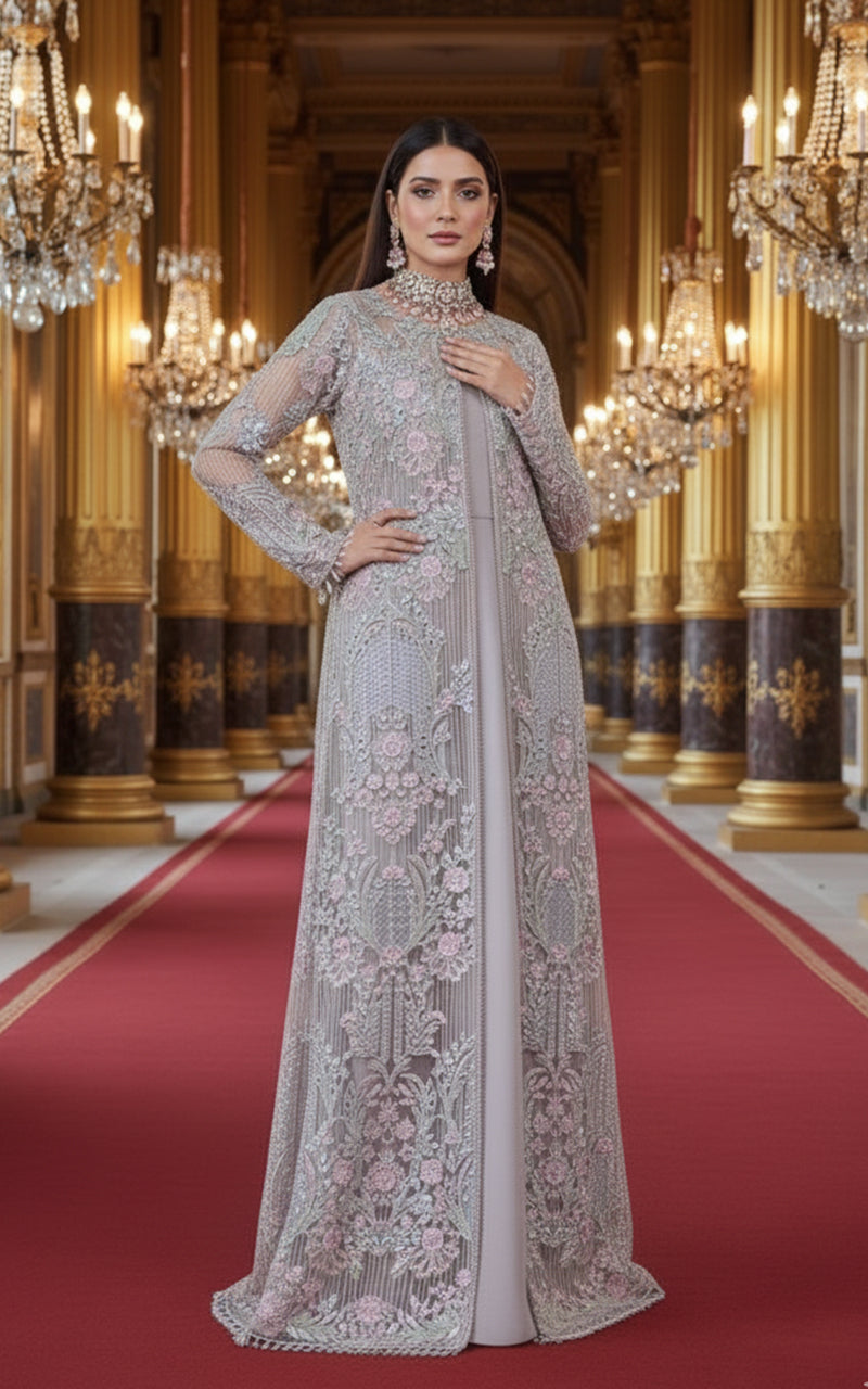 Organza Embroidered Jacket