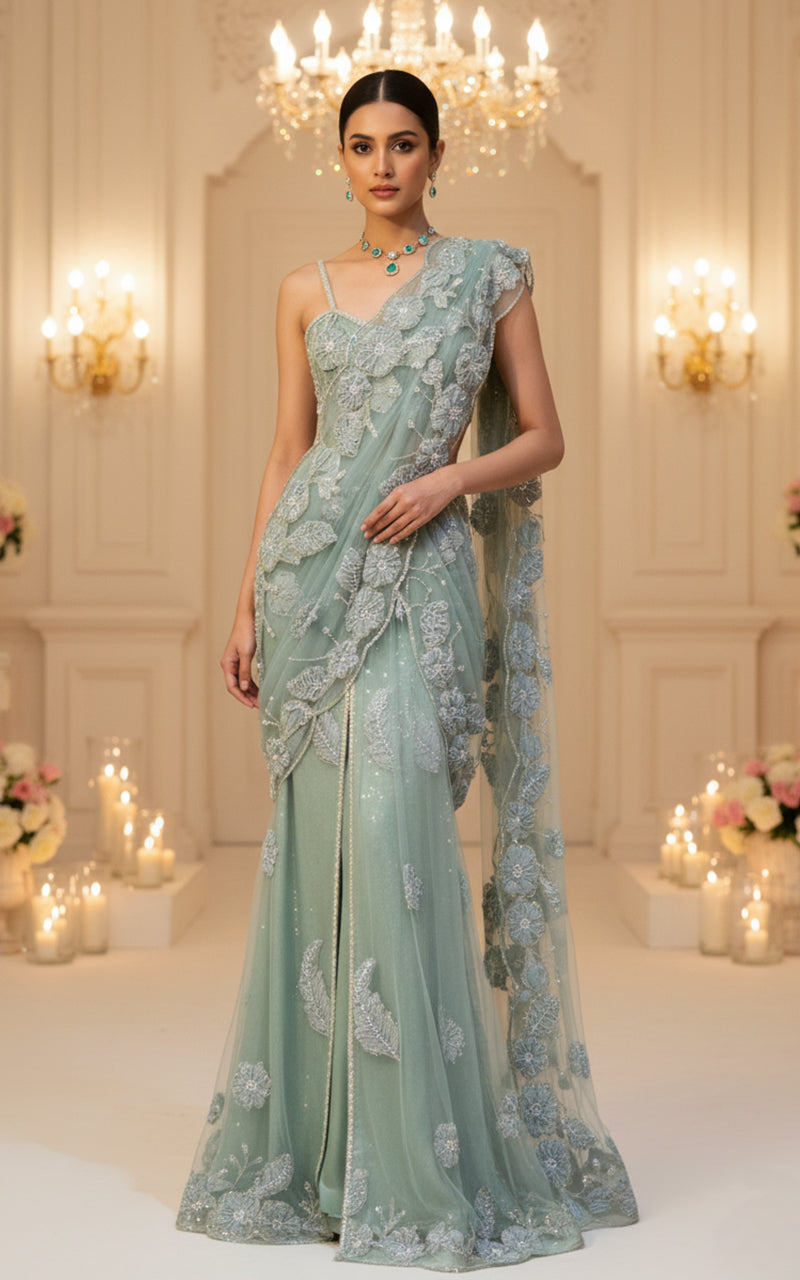 Embroidered Saree