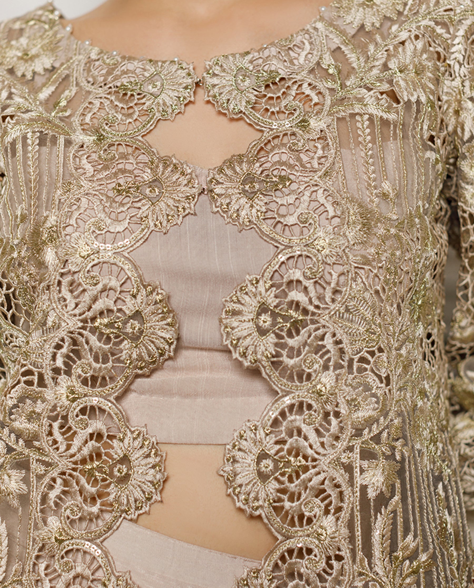 Unstitched Gilded Elegance Embroidered Jacket