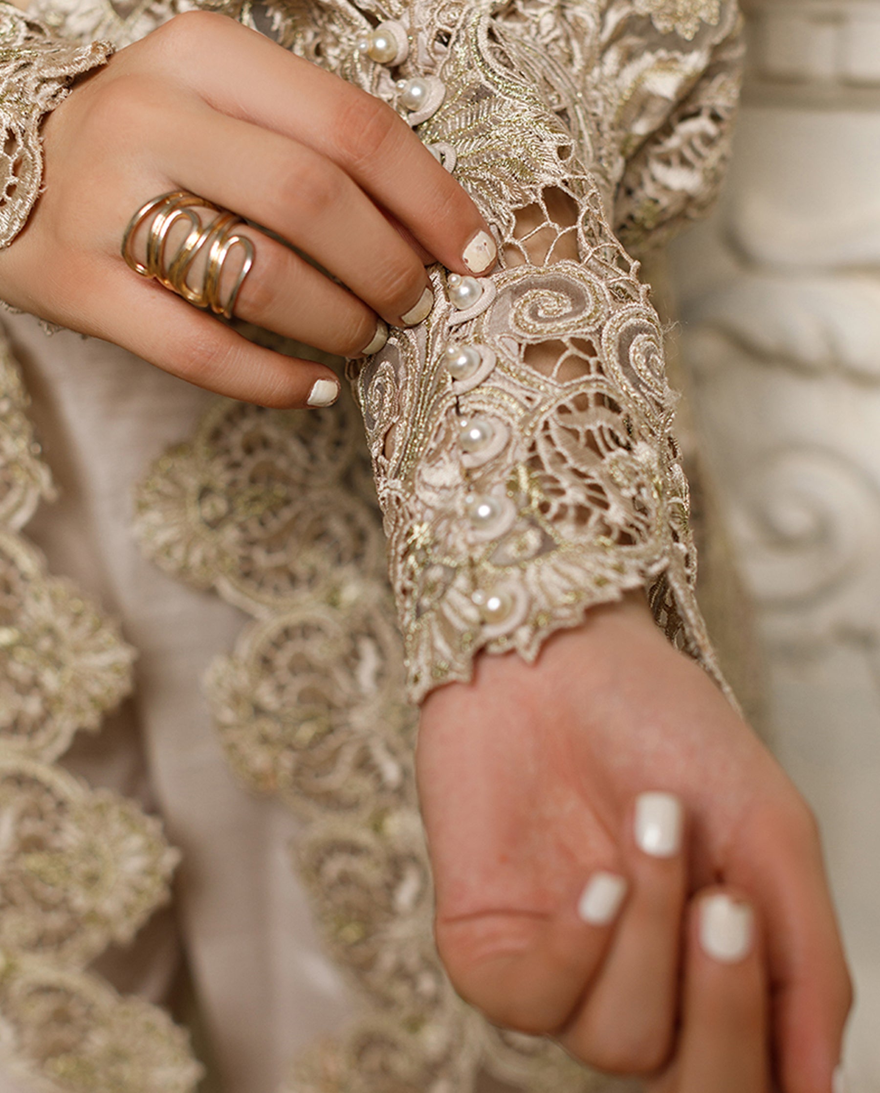 Unstitched Gilded Elegance Embroidered Jacket