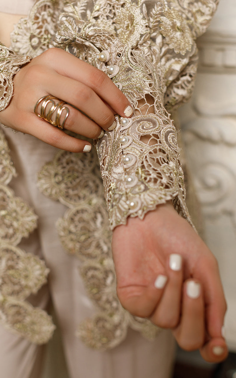 Organza Embroidered Jacket