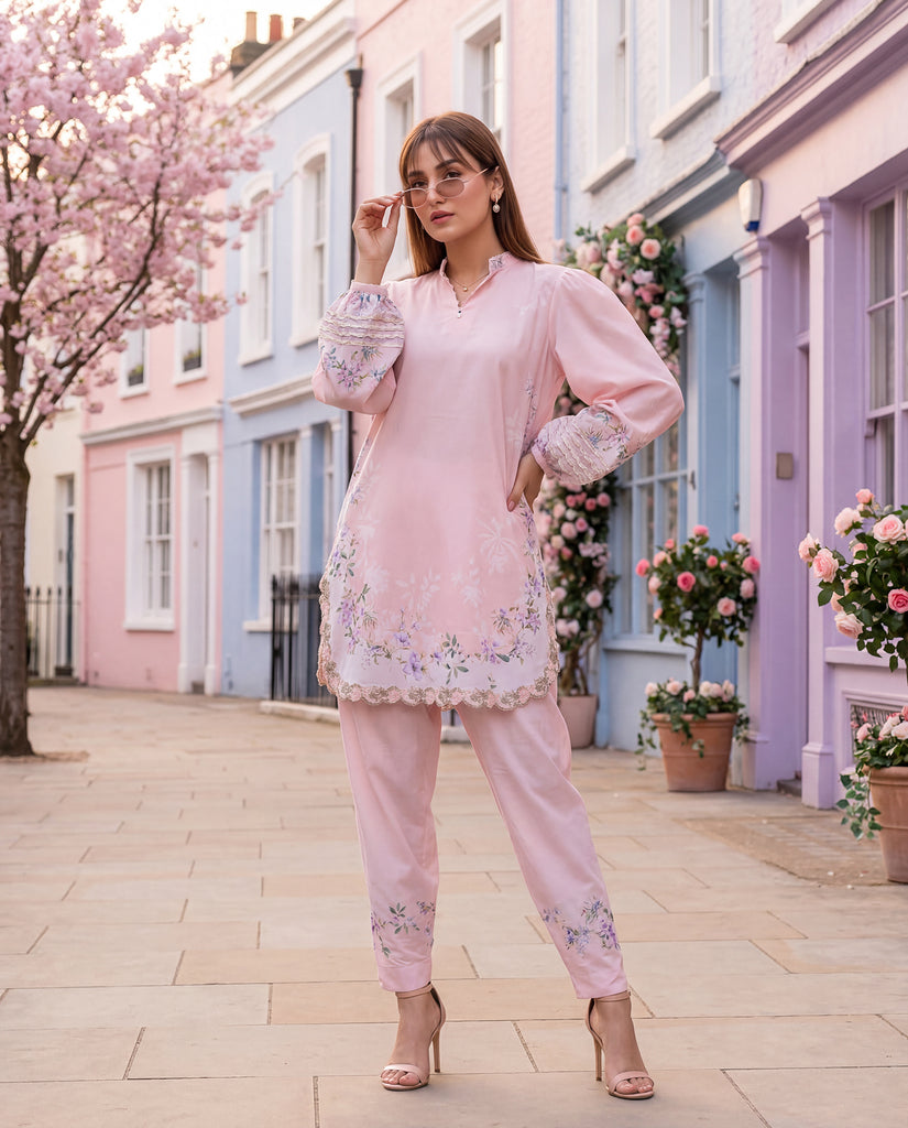 Rose Blossom Scalloped (RTW 2PC)