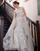 Organza Blouse And Lehenga
