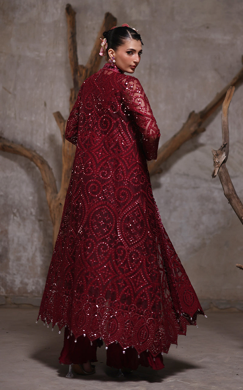Organza Jacket With Crushed Trouser