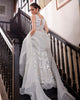 Unstitched Organza Blouse And Lehenga