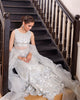Unstitched Organza Blouse And Lehenga