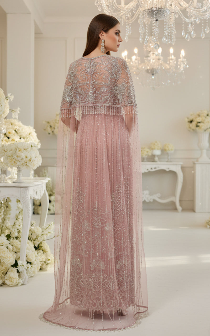 Embroidered Jacket with Dress