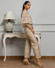 Unstitched Ethereal Embroidered Crystal-Fringe Co-Ord Set