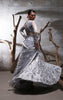 Net Embroidered Blouse With Lehenga And Dupatta