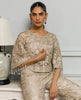 Unstitched Ethereal Embroidered Crystal-Fringe Co-Ord Set