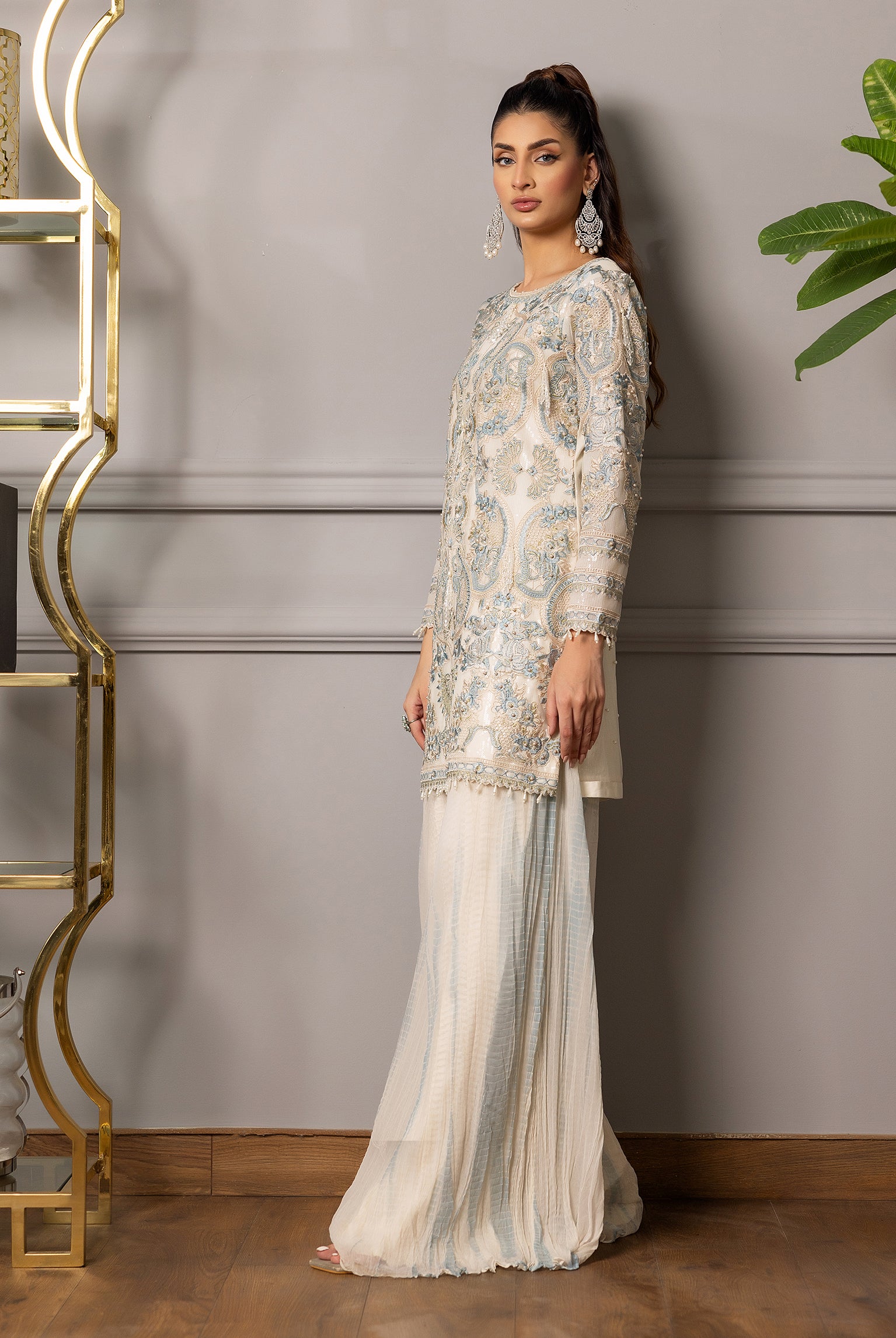 Unstitched Elegant Pastel Festive Ensemble
