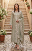 Sage Blossom Embroidered Suit