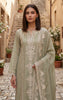 Sage Blossom Embroidered Suit