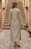 Sage Blossom Embroidered Suit