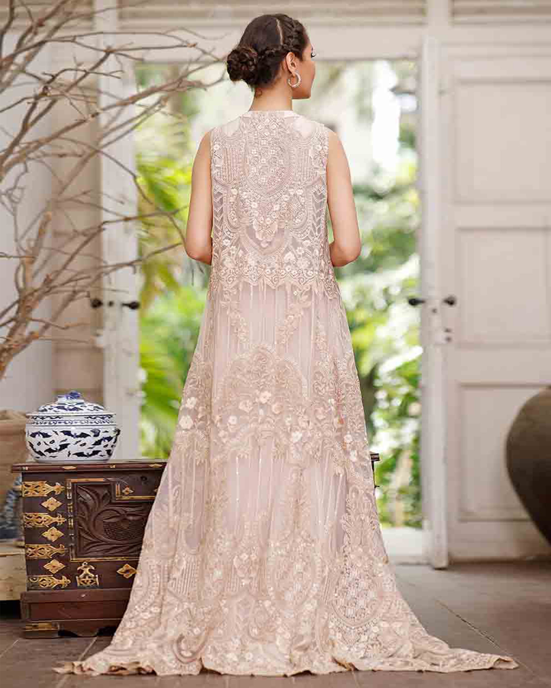 Unstitched Aurelia Net Dress
