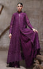 Organza Embroidered Jacket With Crushed Trouser