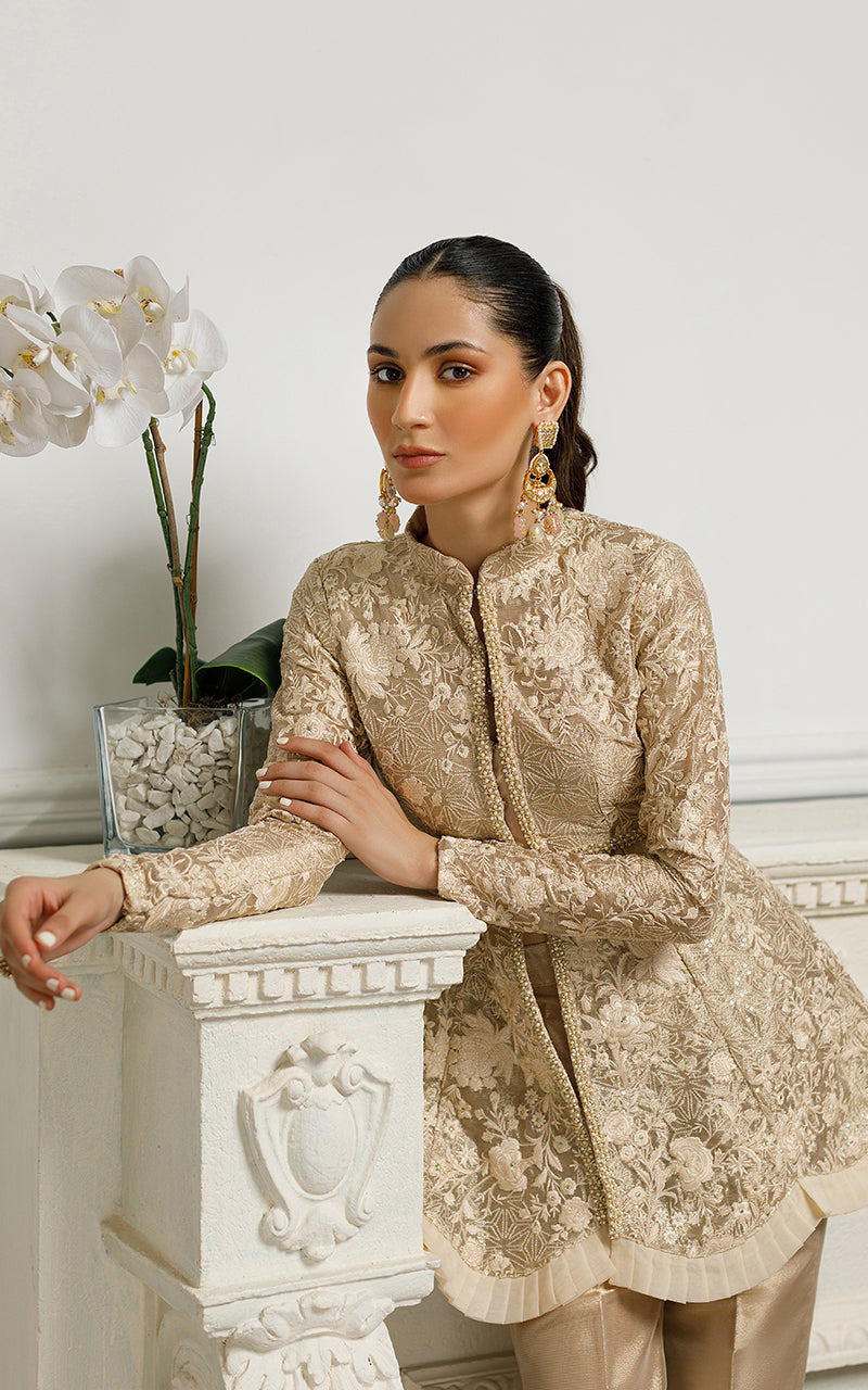 Unstitched Gilded Fleur Peplum