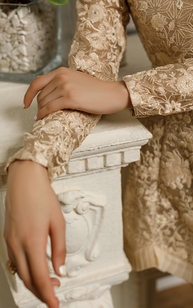 Unstitched Gilded Fleur Peplum