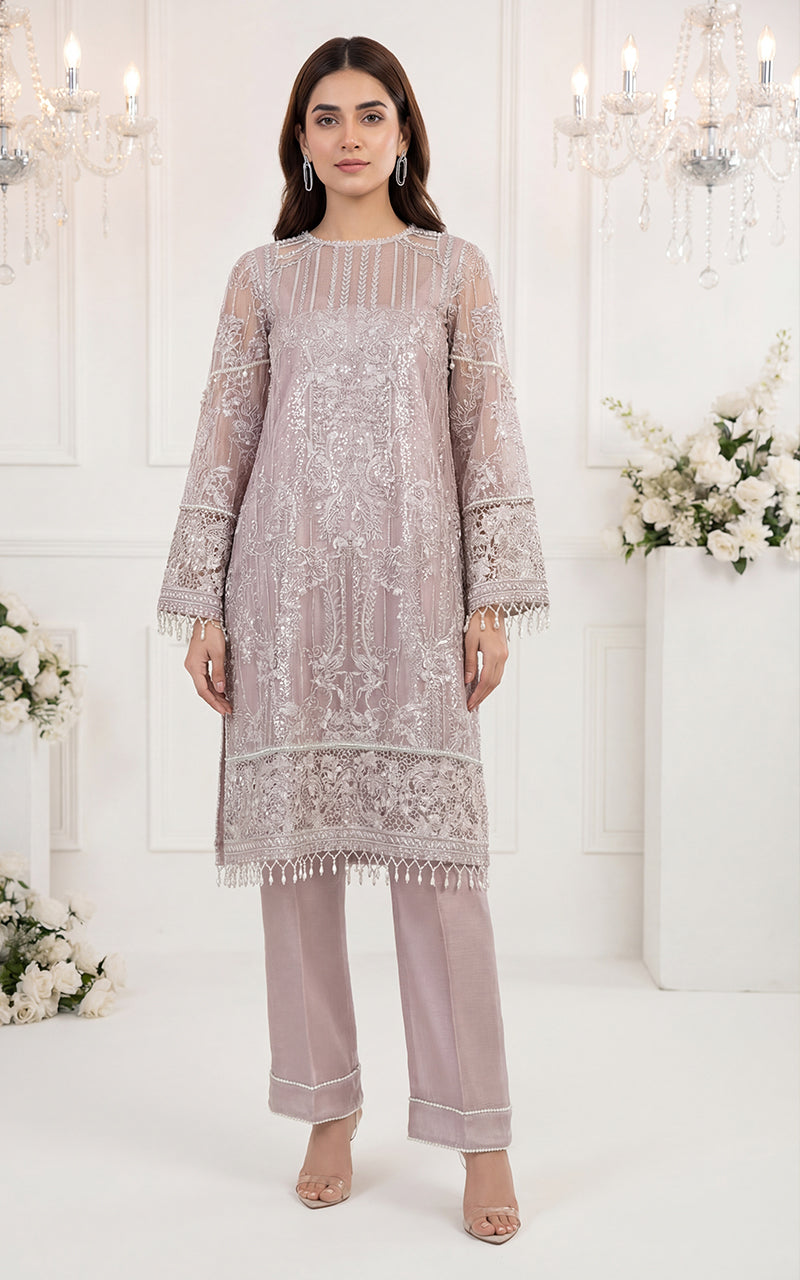 Unstitched Embroidered Fabric