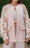 ORGANZA EMBROIDERED JACKET