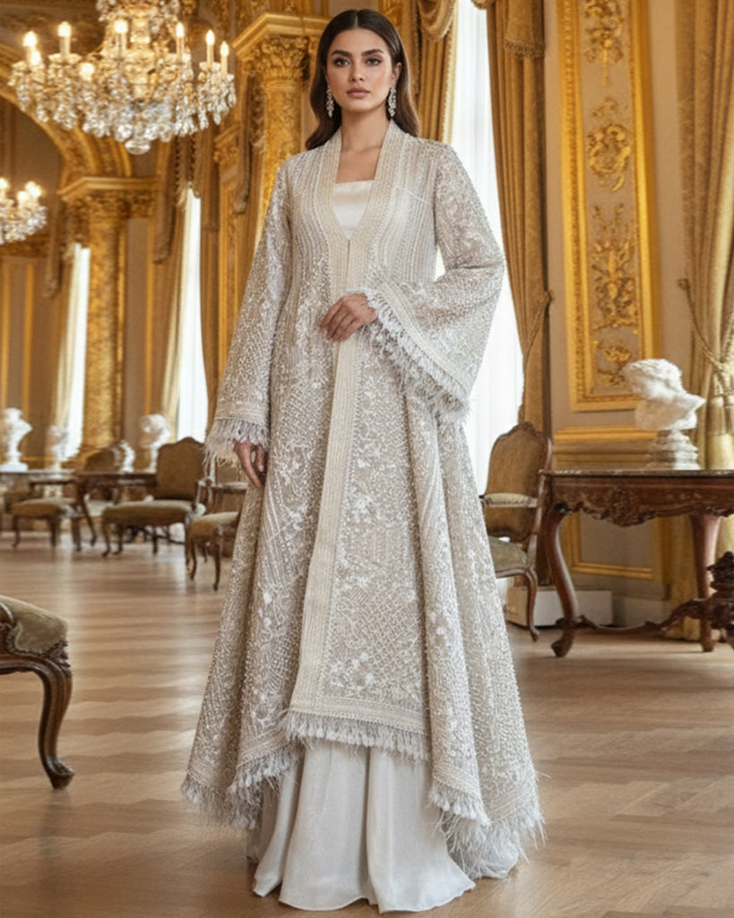 Organza Embroidered Jacket