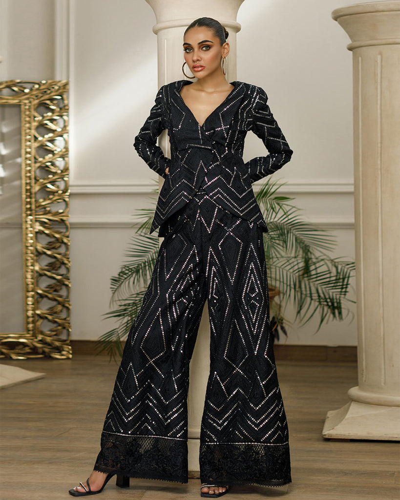 Organza Embroidered Jacket