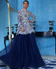 Unstitched Embroidered Peplum With Skirt