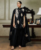 Embroidered Cape With Trouser