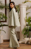 Embroidered Cape With Trouser