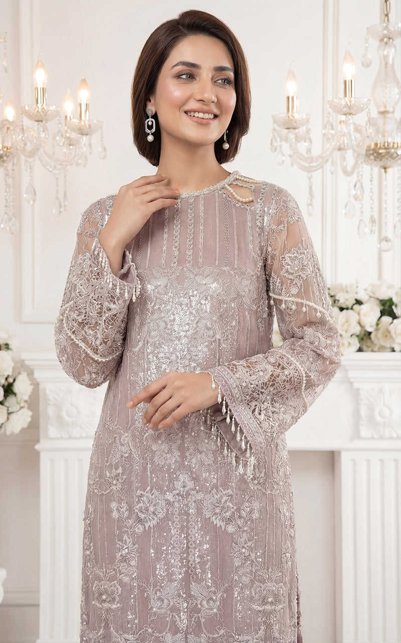 Unstitched Embroidered Fabric