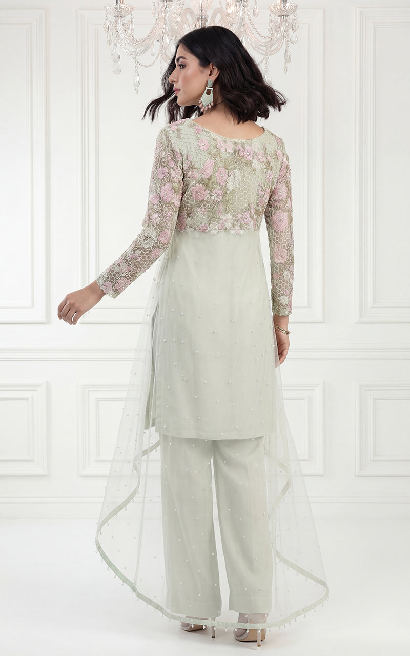 Mint Gardenia Lace Set
