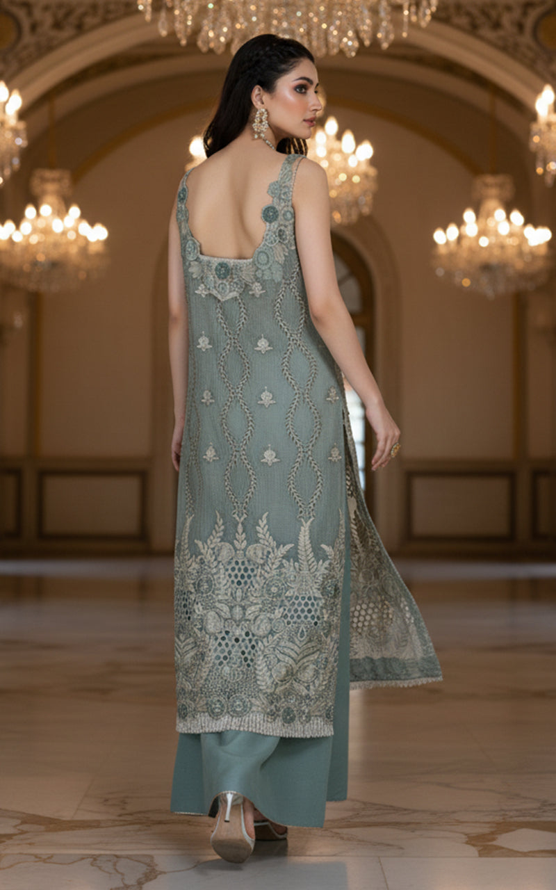 Embroidered Shirt With Blouse