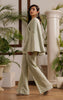 Embroidered Cape With Trouser