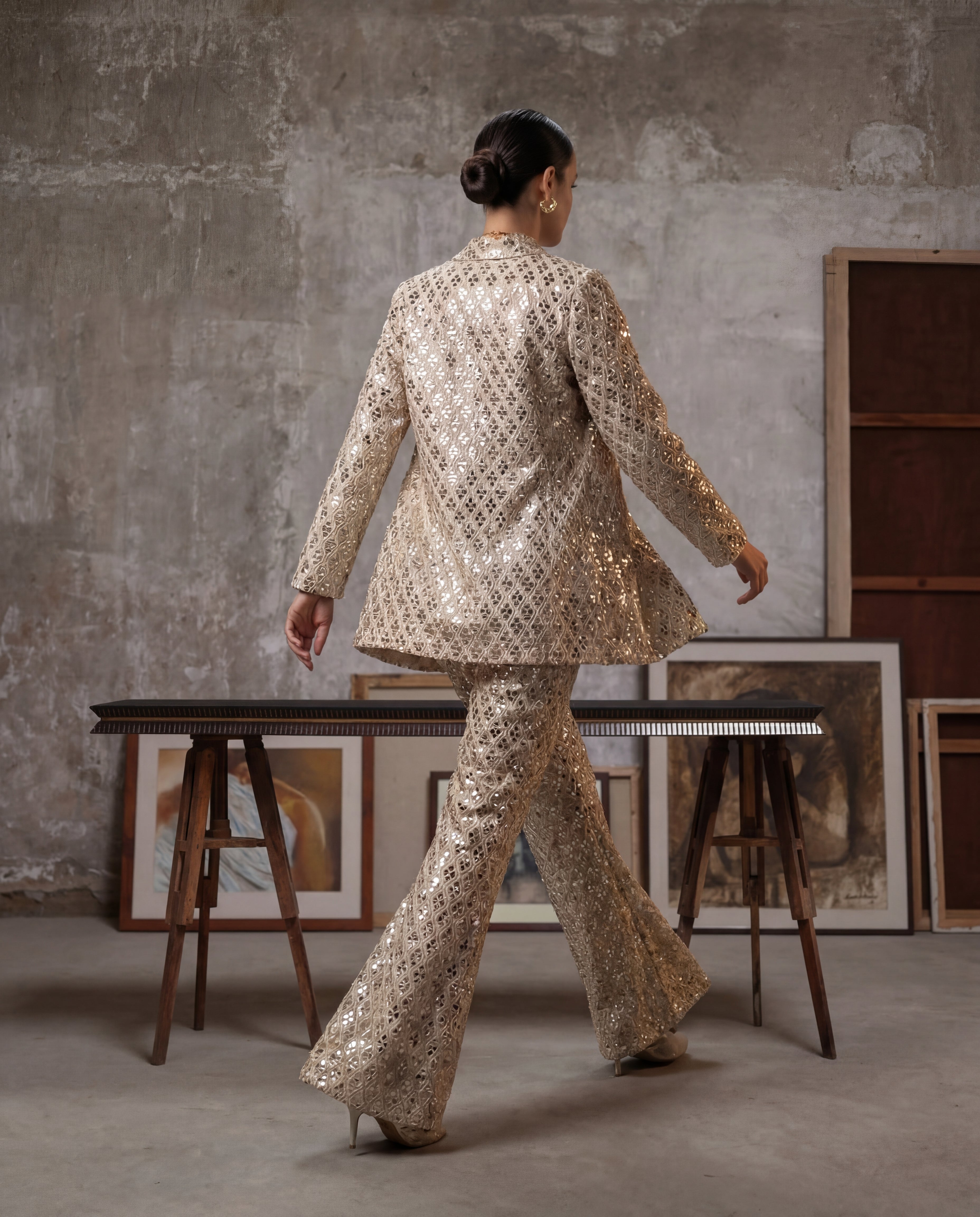 The Gilded Prism Power Suit