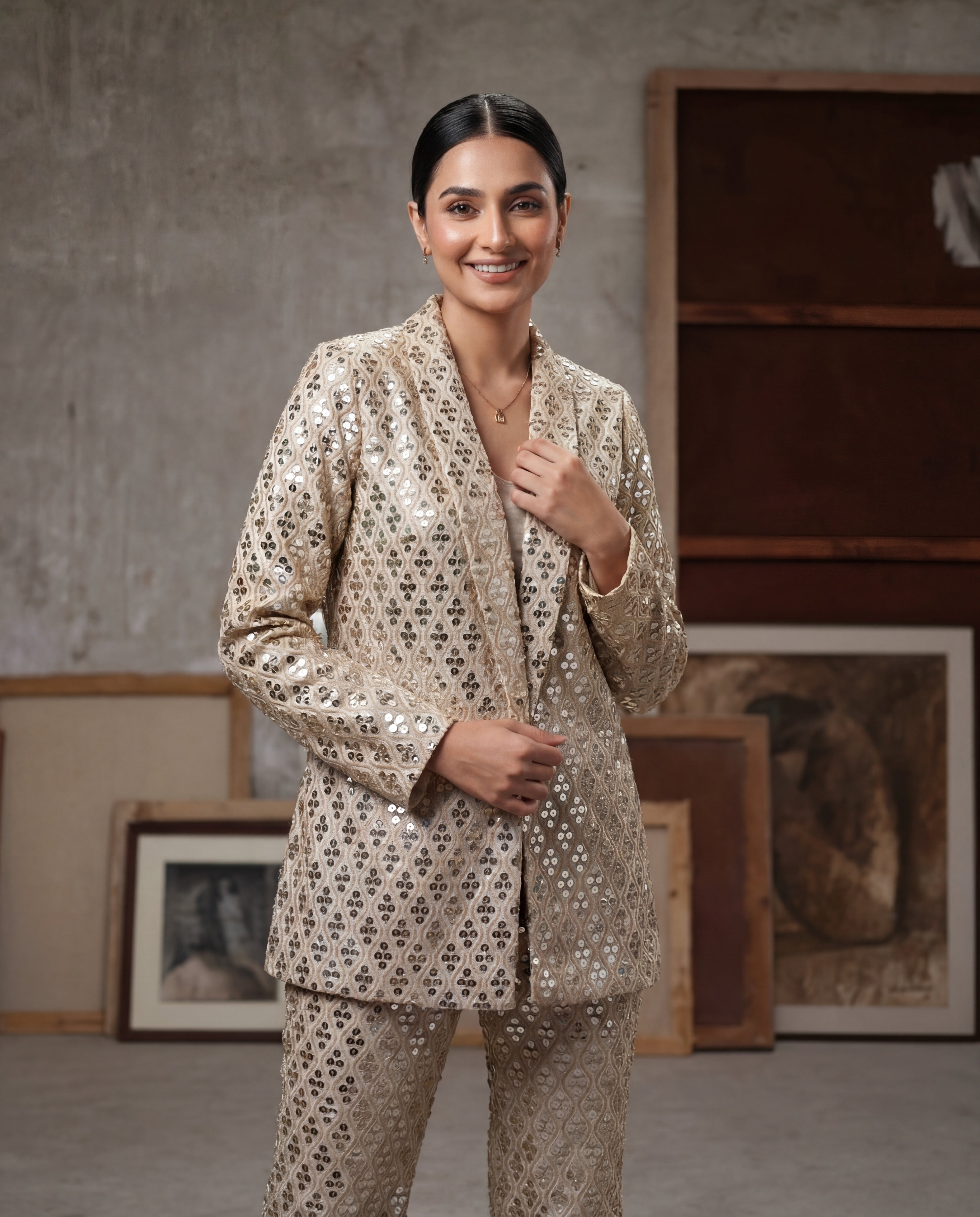 The Gilded Prism Power Suit