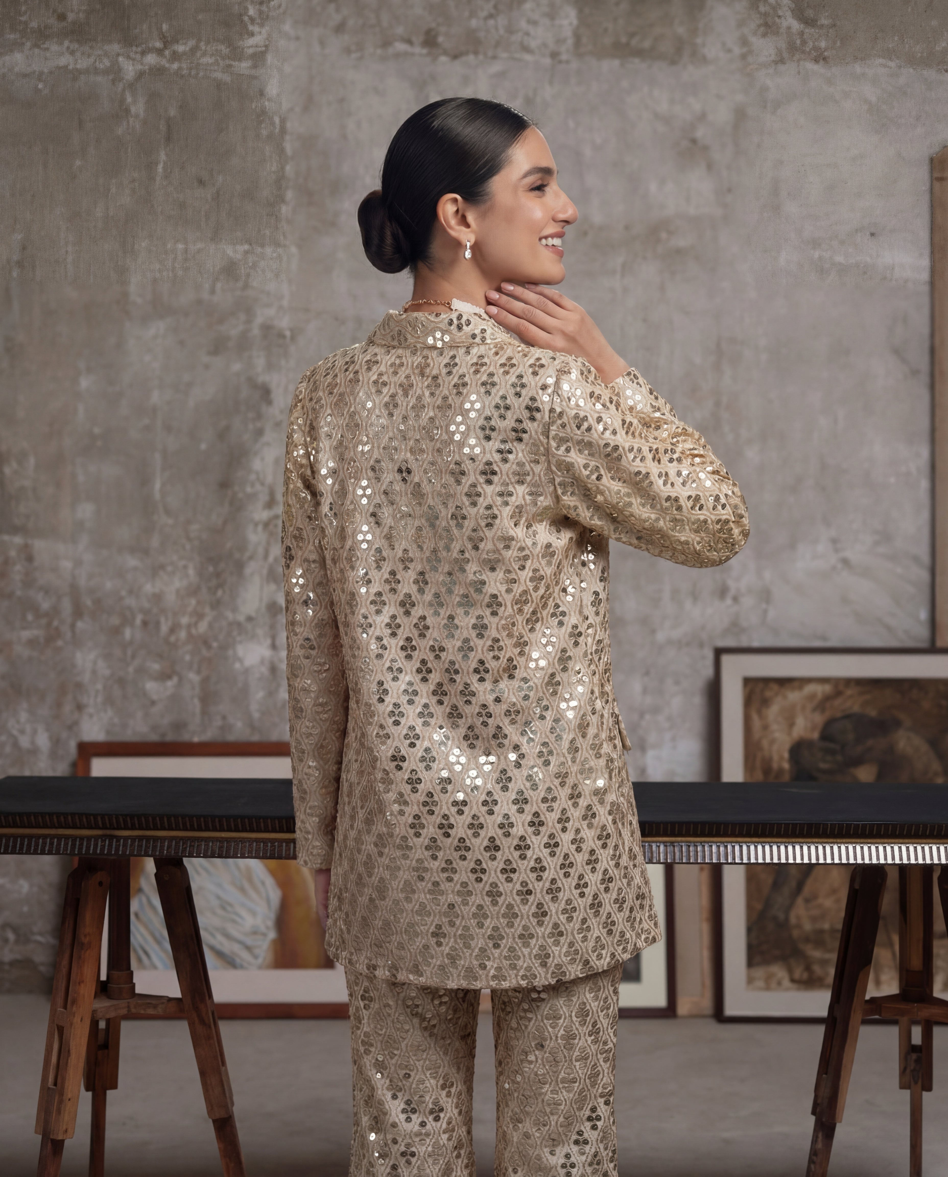 The Gilded Prism Power Suit