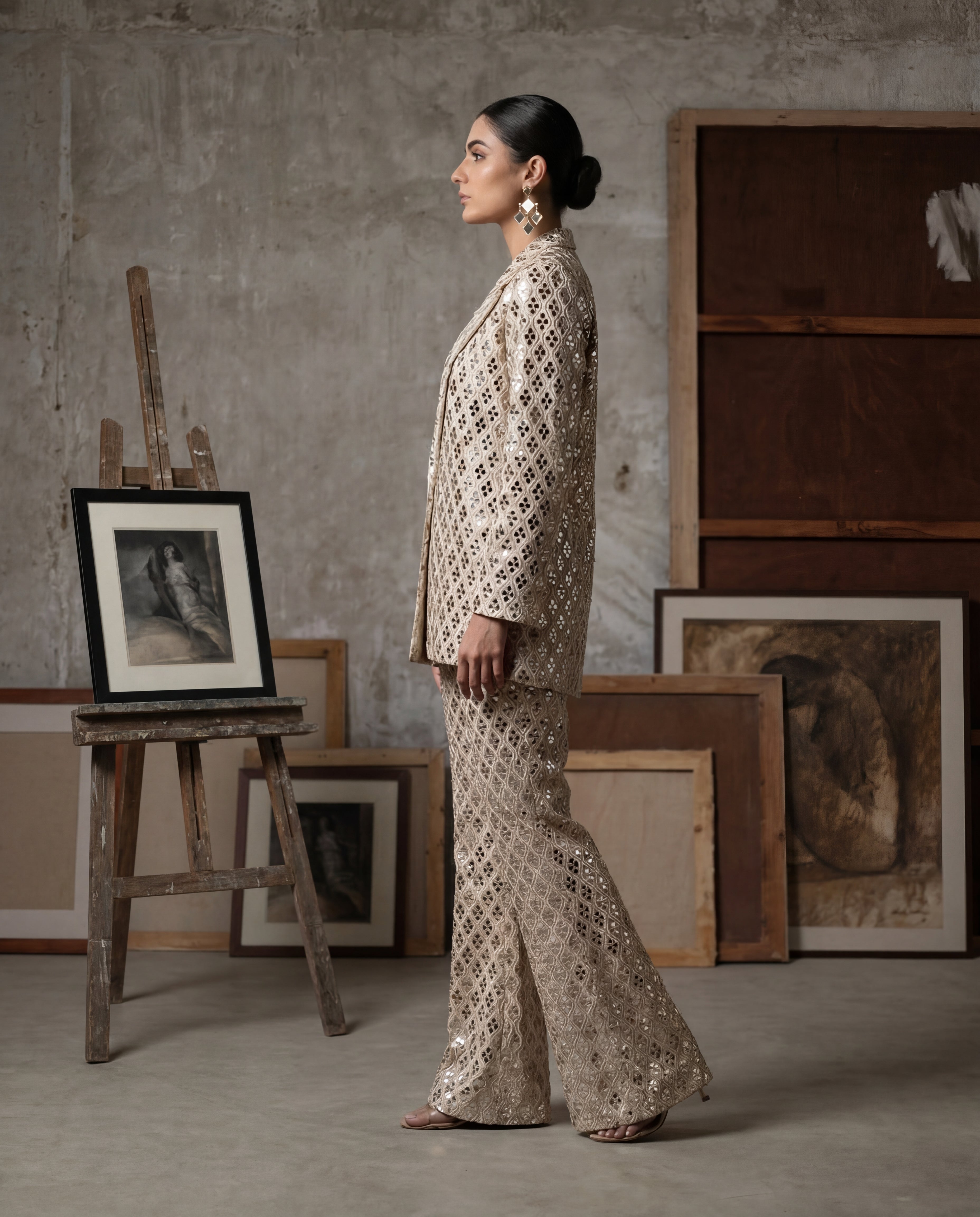 The Gilded Prism Power Suit